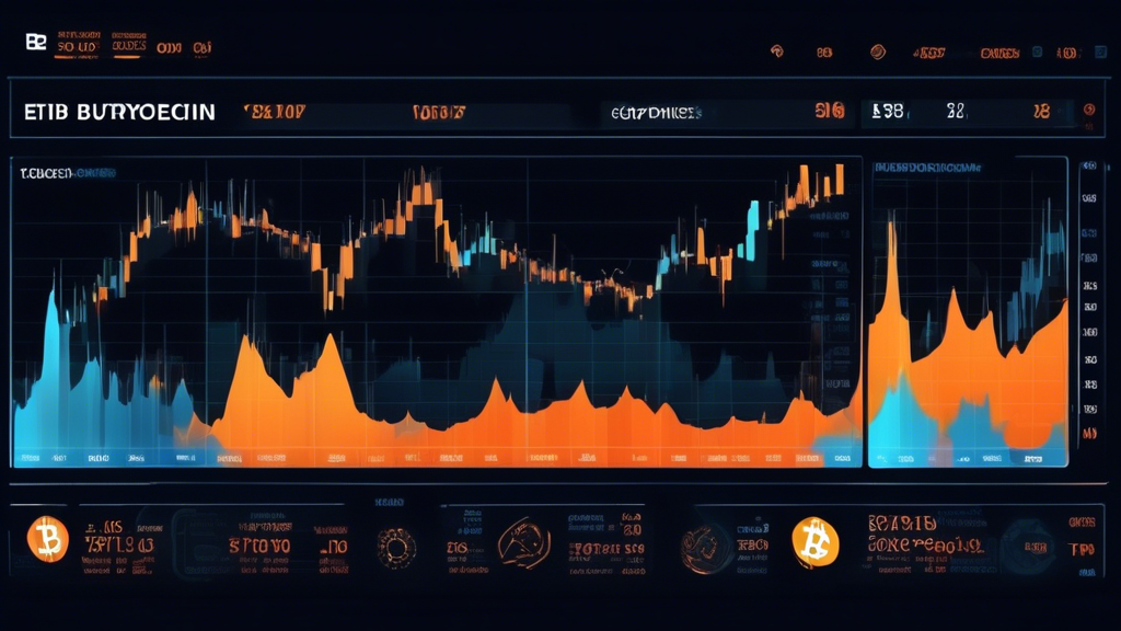 Create an image depicting the fluctuation of cryptocurrency prices today, featuring a digital trading screen with various cryptocurrency symbols such as Bitcoin, Ethereum, and Dogecoin. The background should showcase a bustling financial market atmosphere with graphs and charts displaying the latest price movements, while digital numbers change dynamically, reflecting real-time updates.